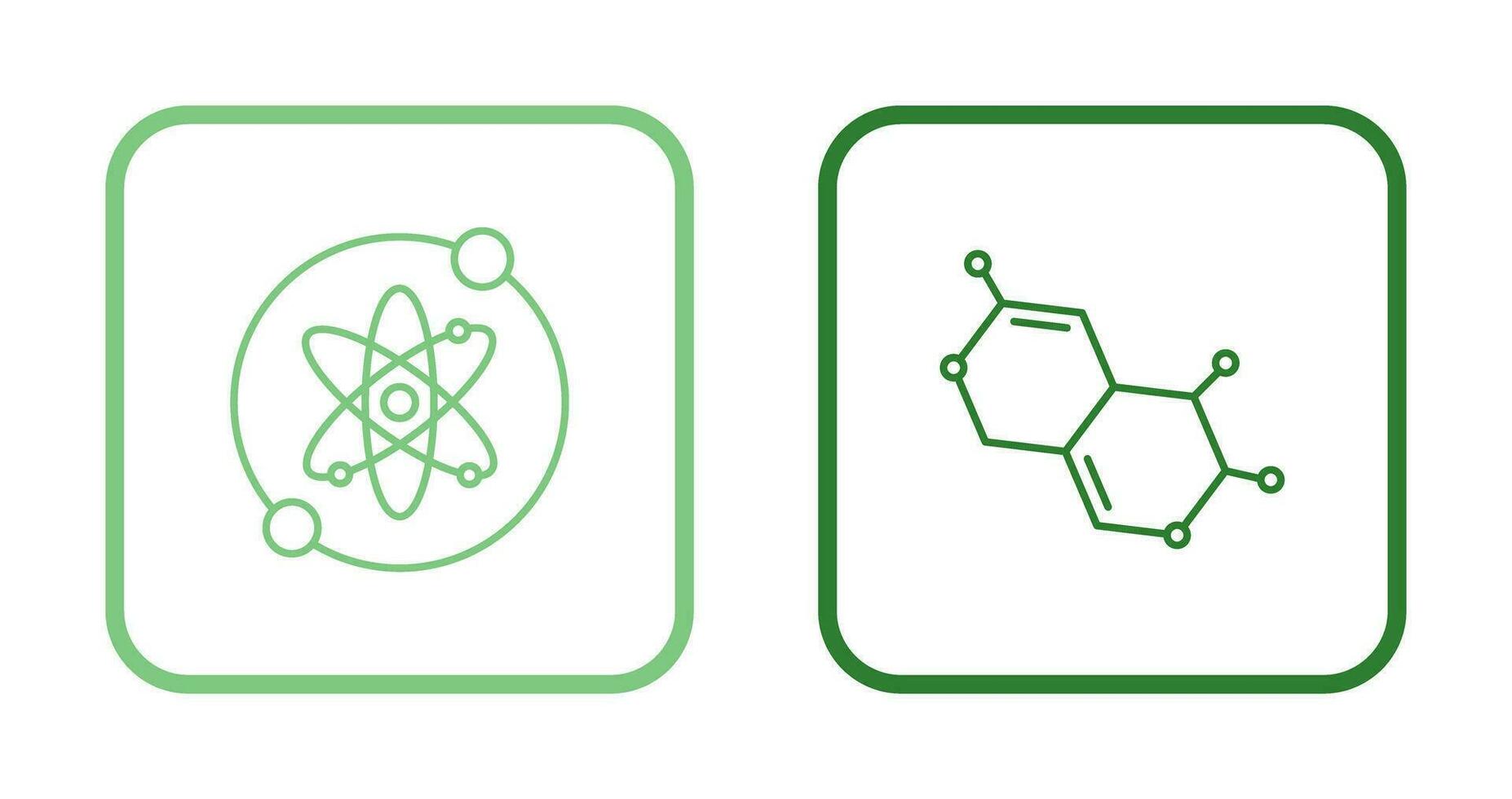 Proton and Molecule Icon vector