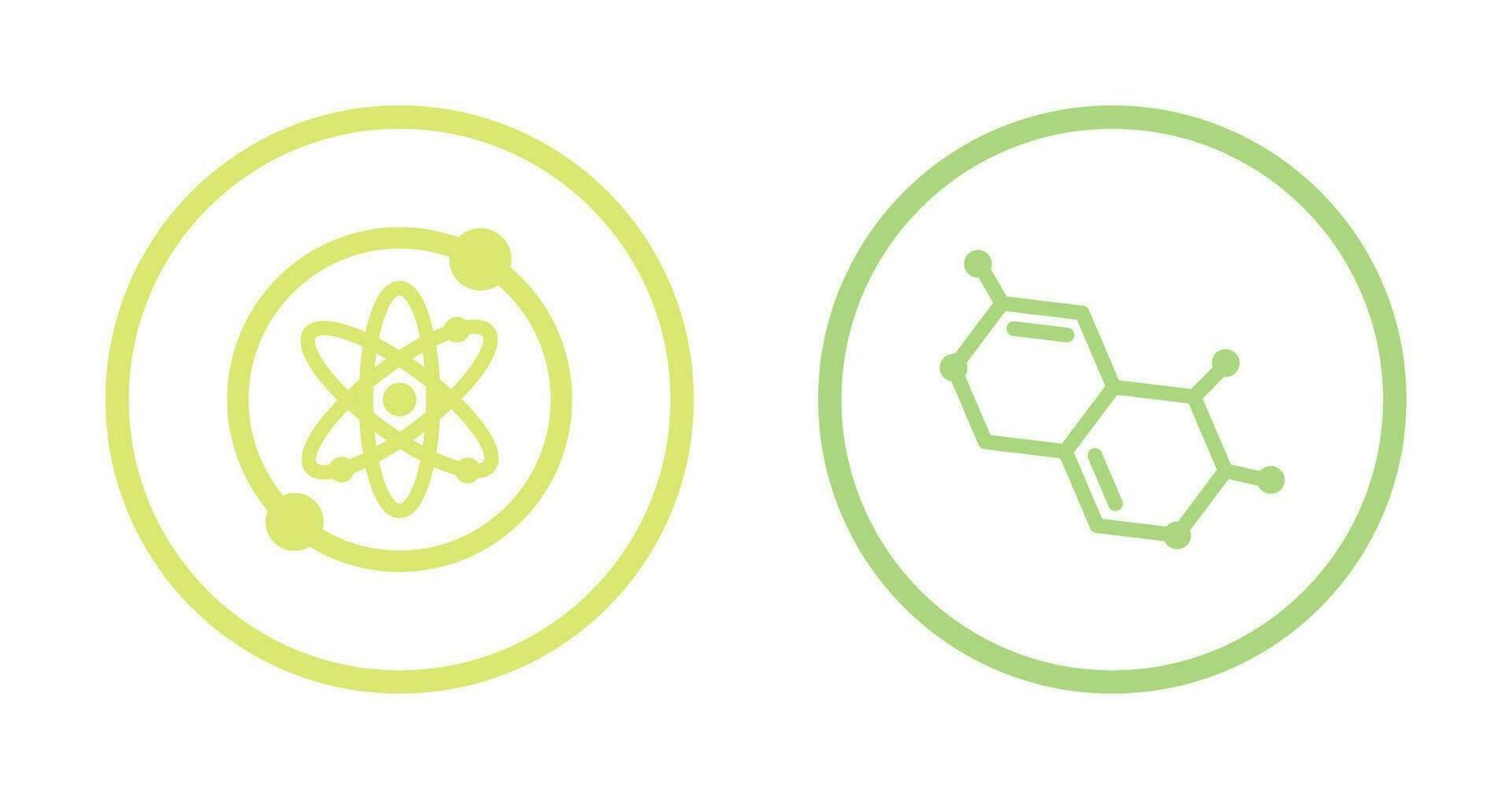 Proton and Molecule Icon vector