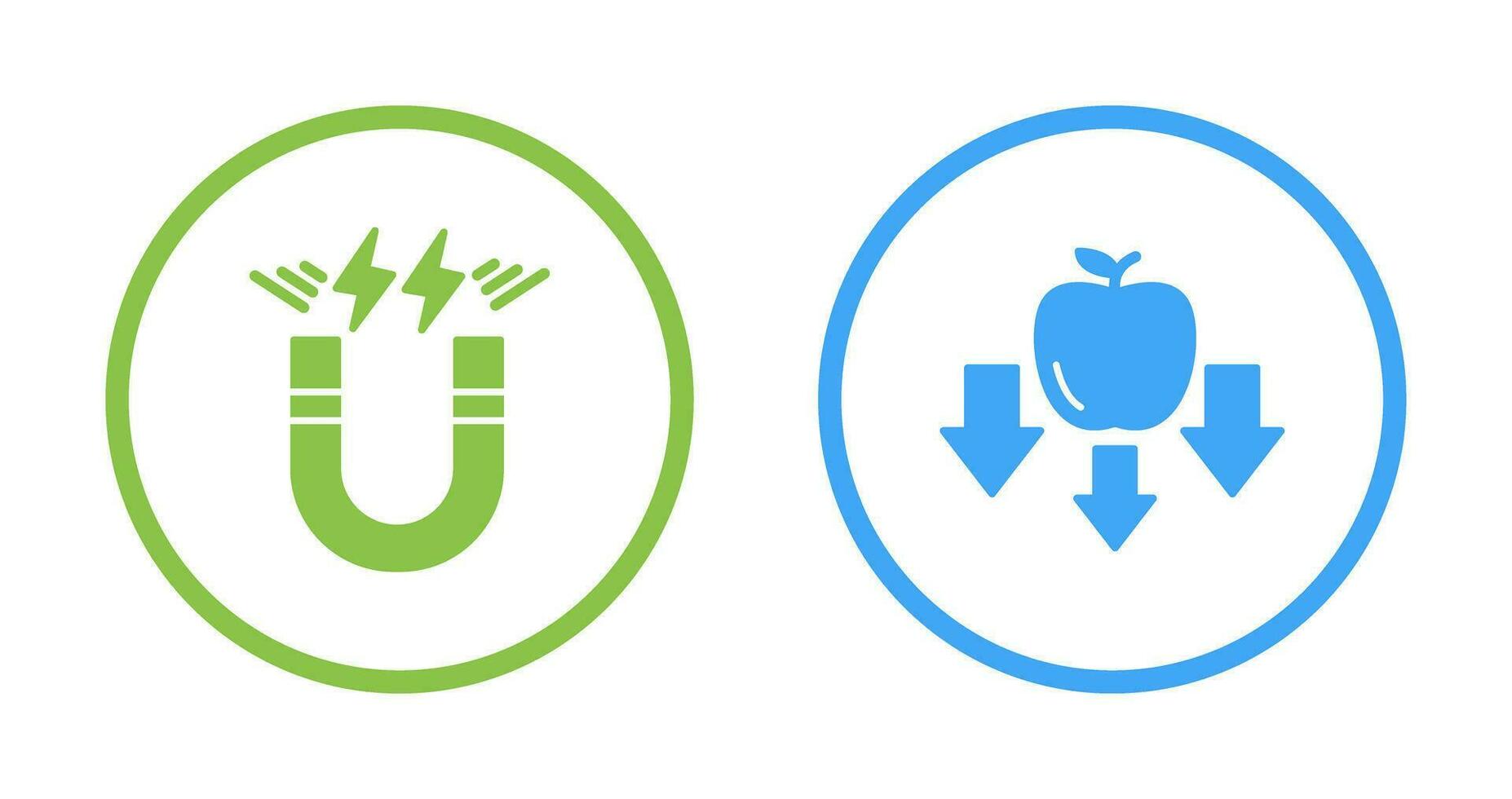 Energy and Gravity Icon vector