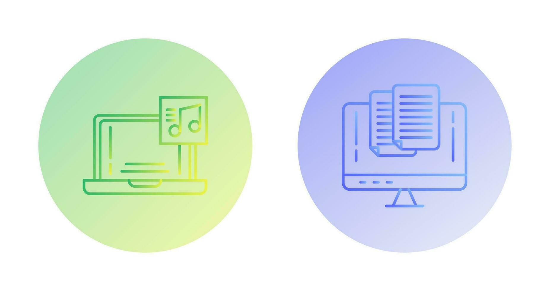 Music and Paste Icon vector