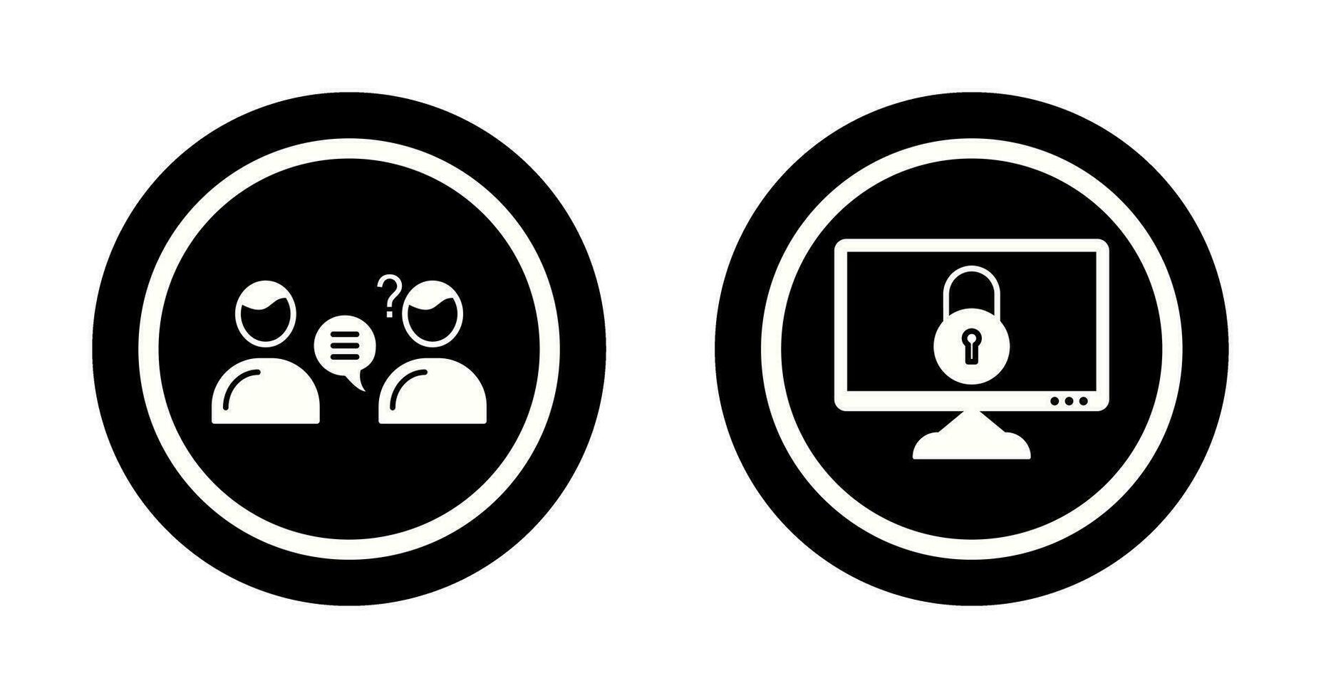 Consulting Services and Confidentiality  Icon vector