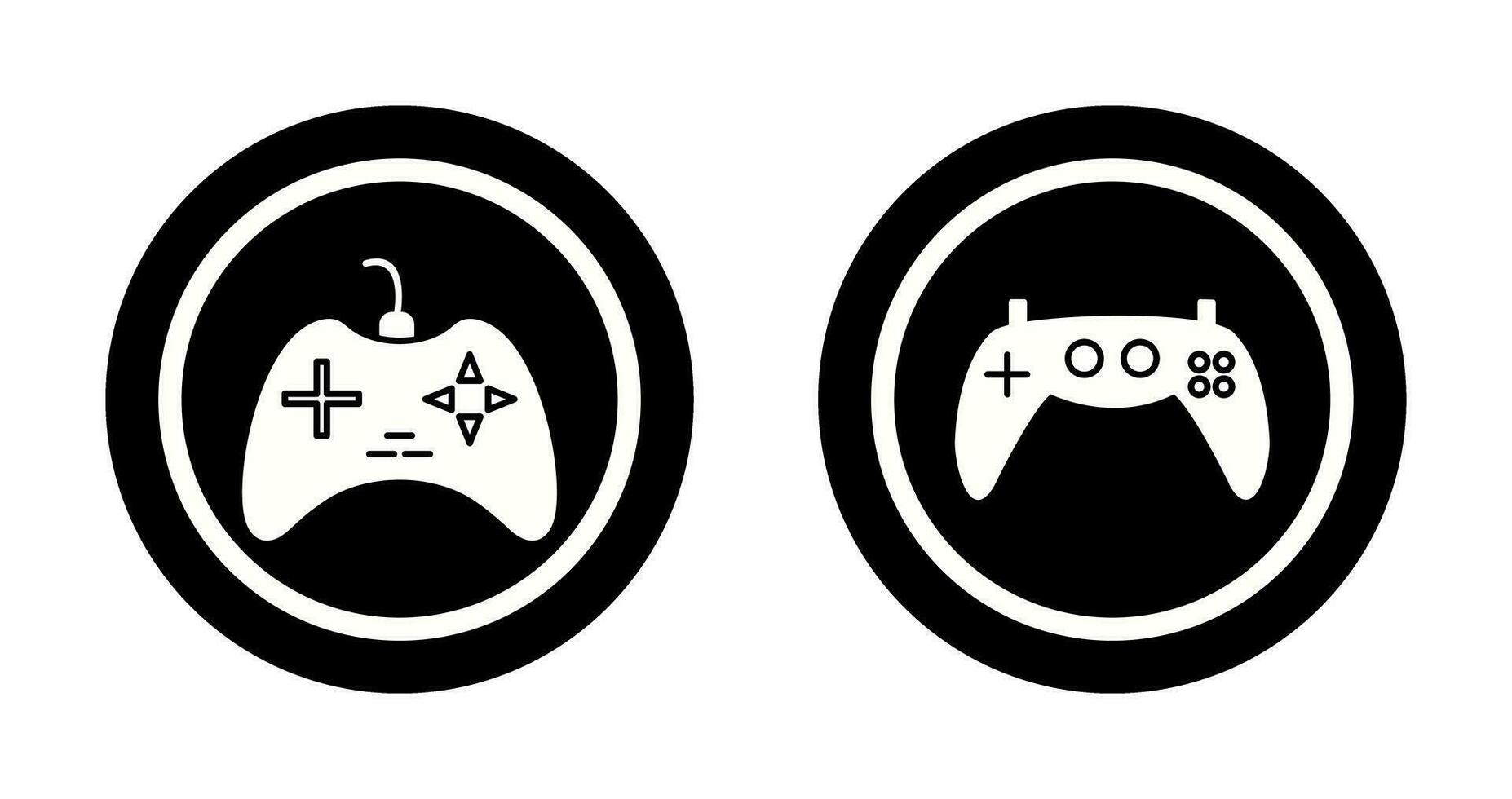 Gaming Console and Gaming Console Icon vector