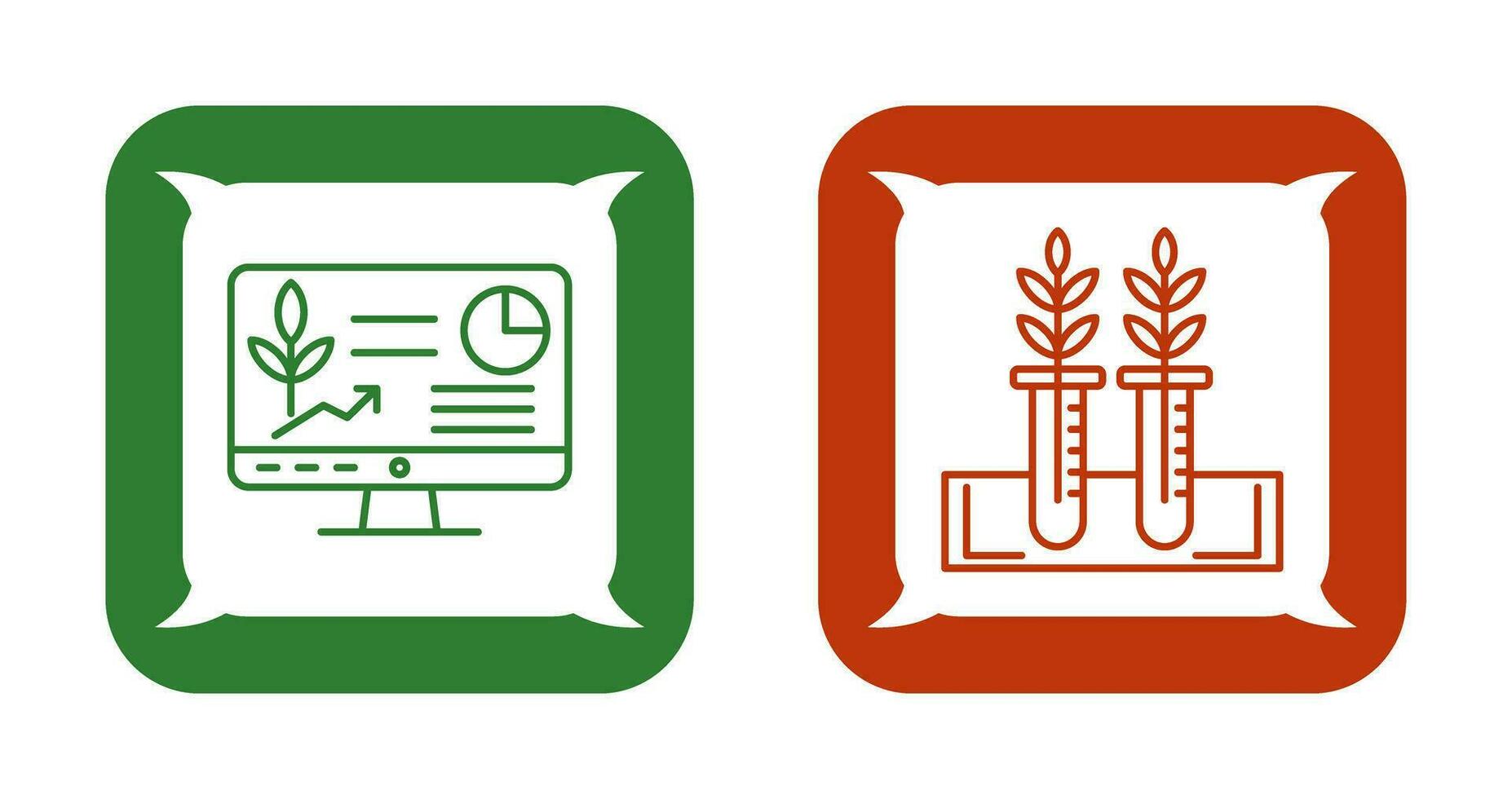 Computer and Test Icon vector