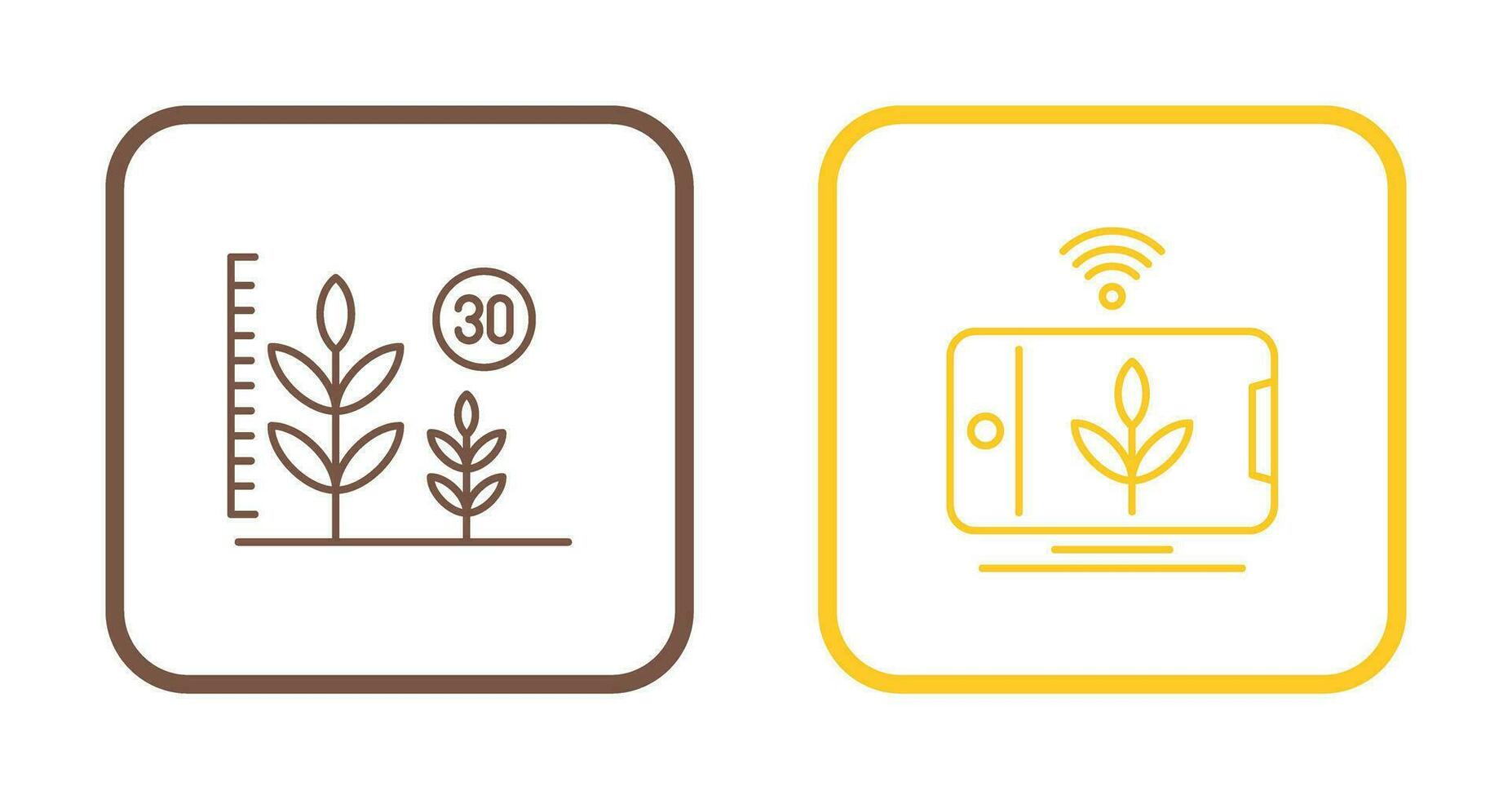 Growth and Device Icon vector