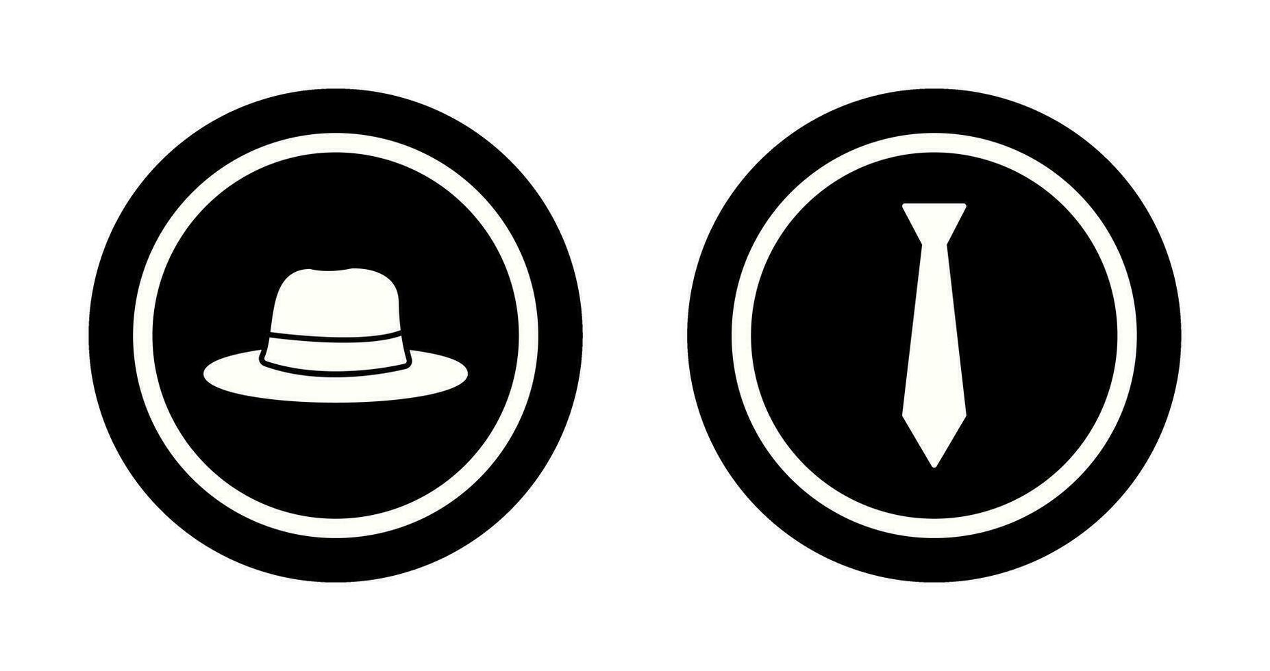 Woman and Tie Icon vector
