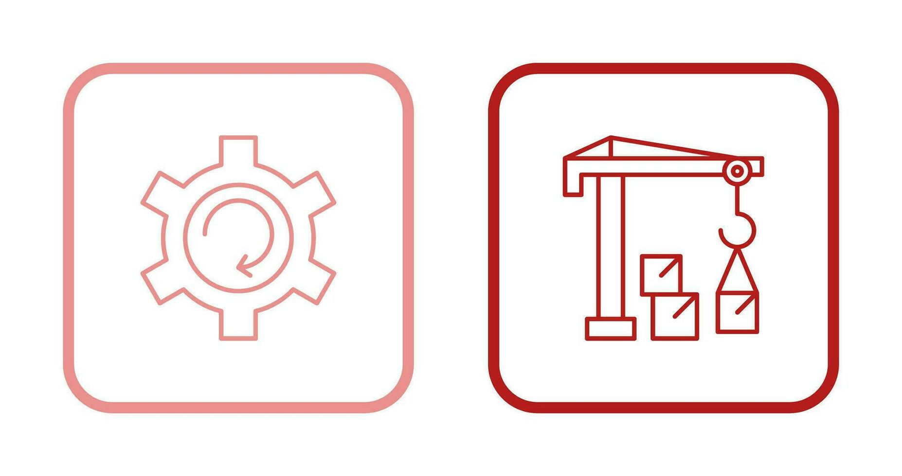 Upgrade and Robotic Arm Icon vector