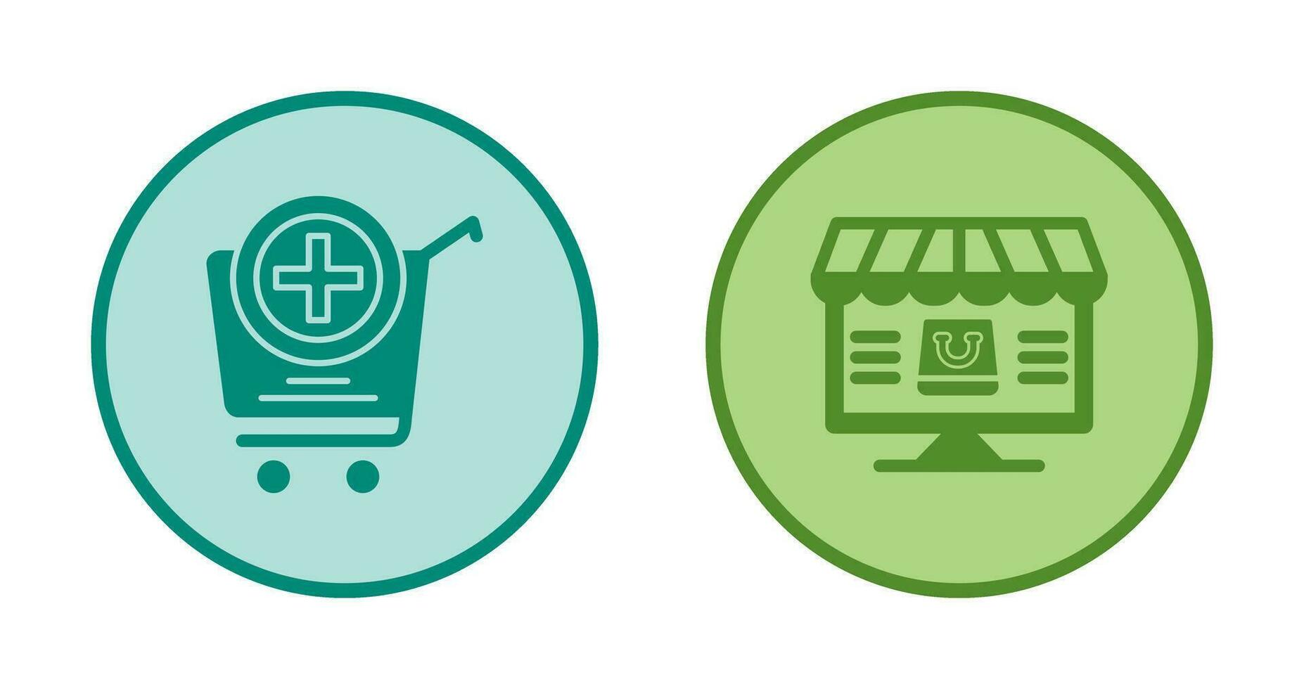 Add to Cart and Online Shopping Icon vector