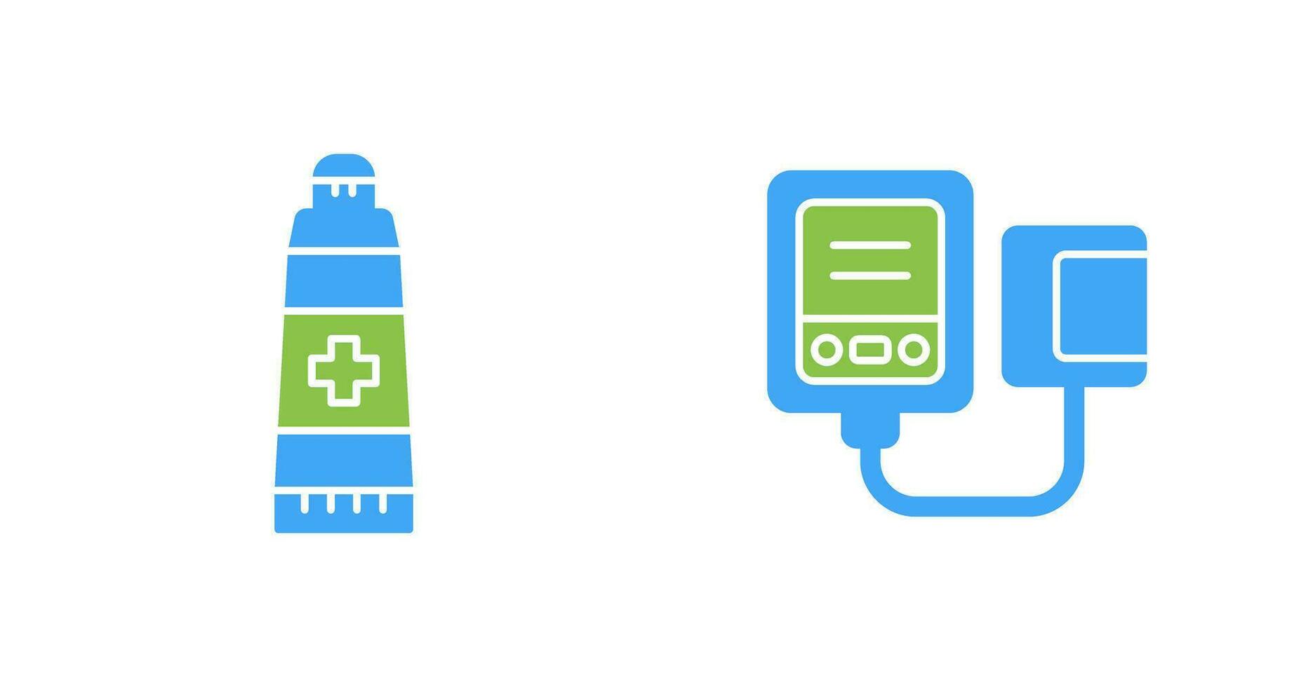 Ointment and Blood Icon vector