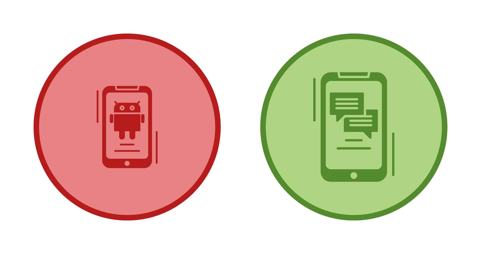 Android and Text Icon 32771981 Vector Art at Vecteezy