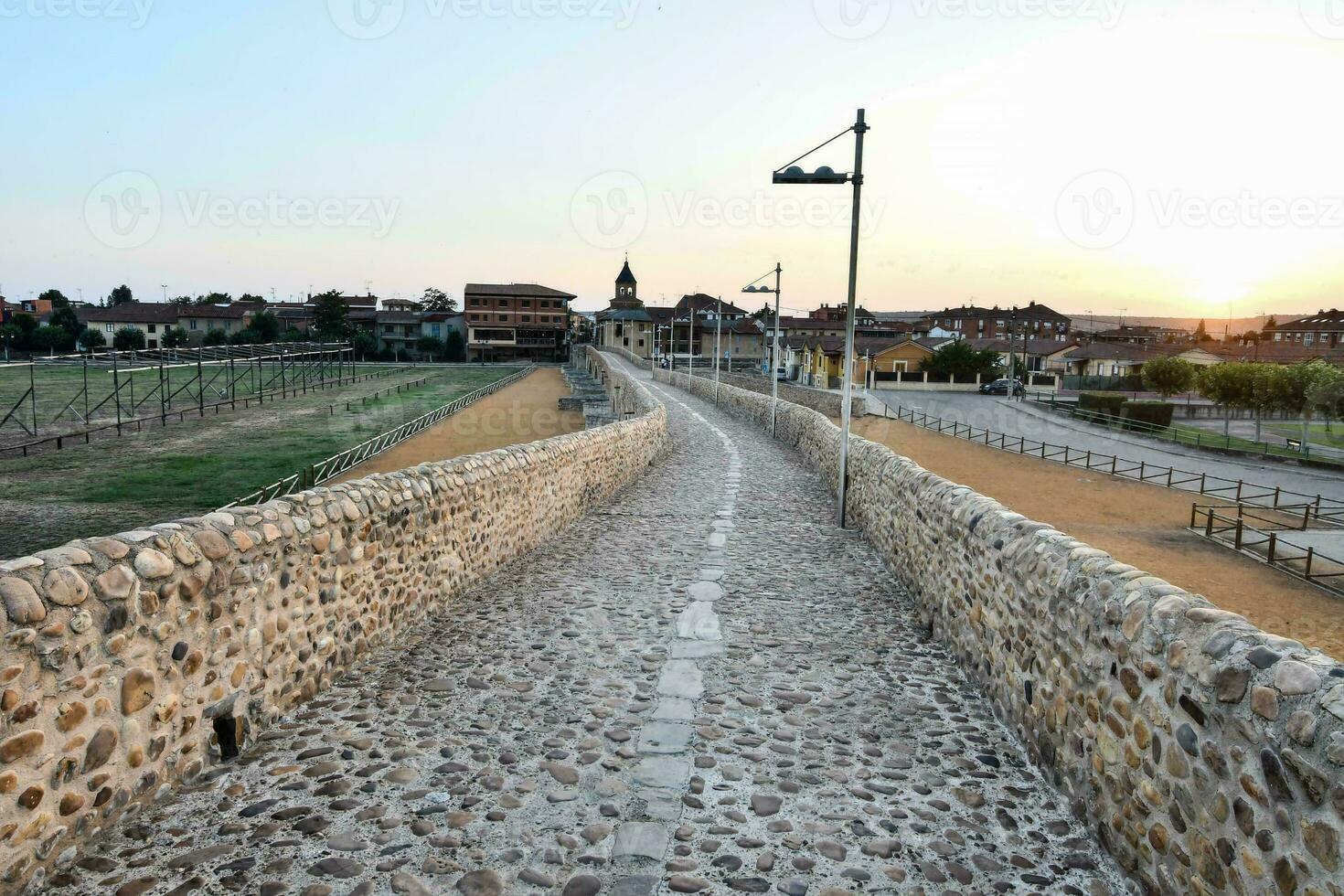 A stone road photo