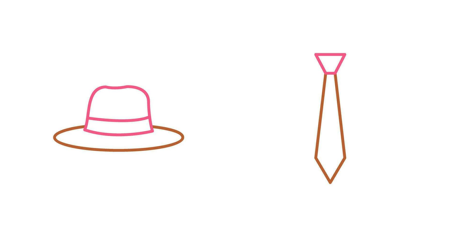 Woman and Tie Icon vector
