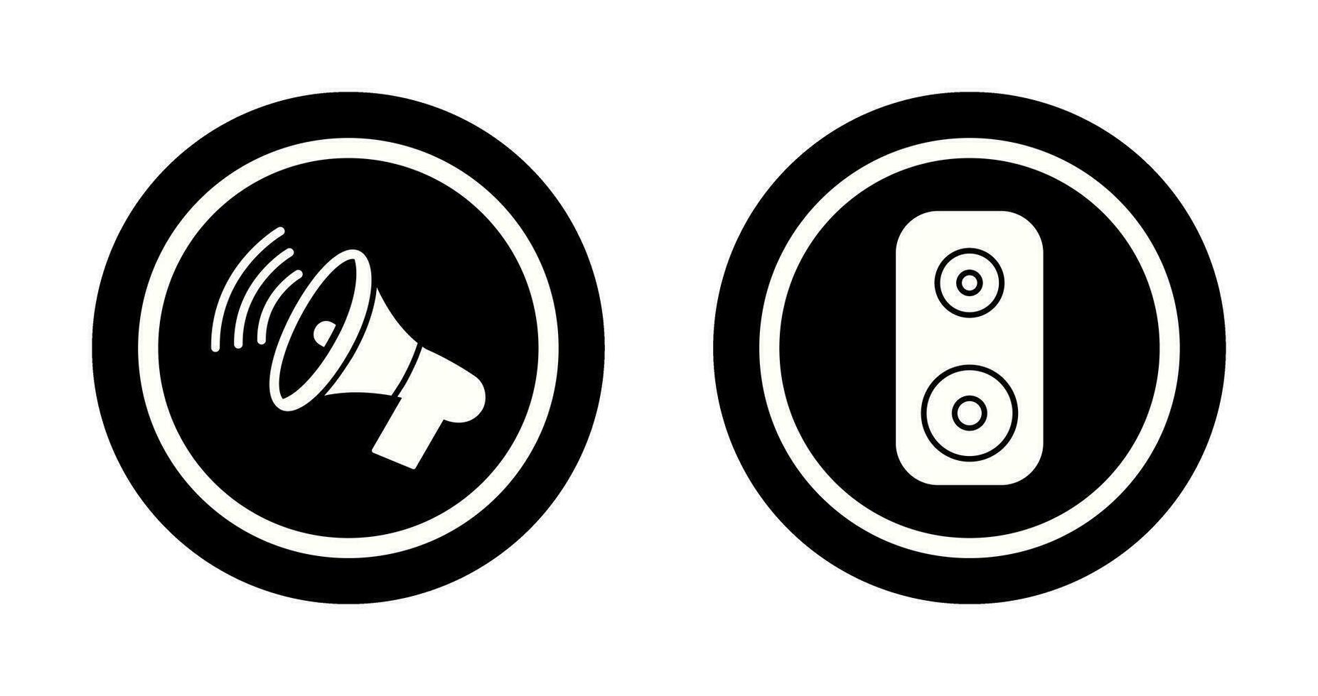 Announcing and Speaker Icon vector