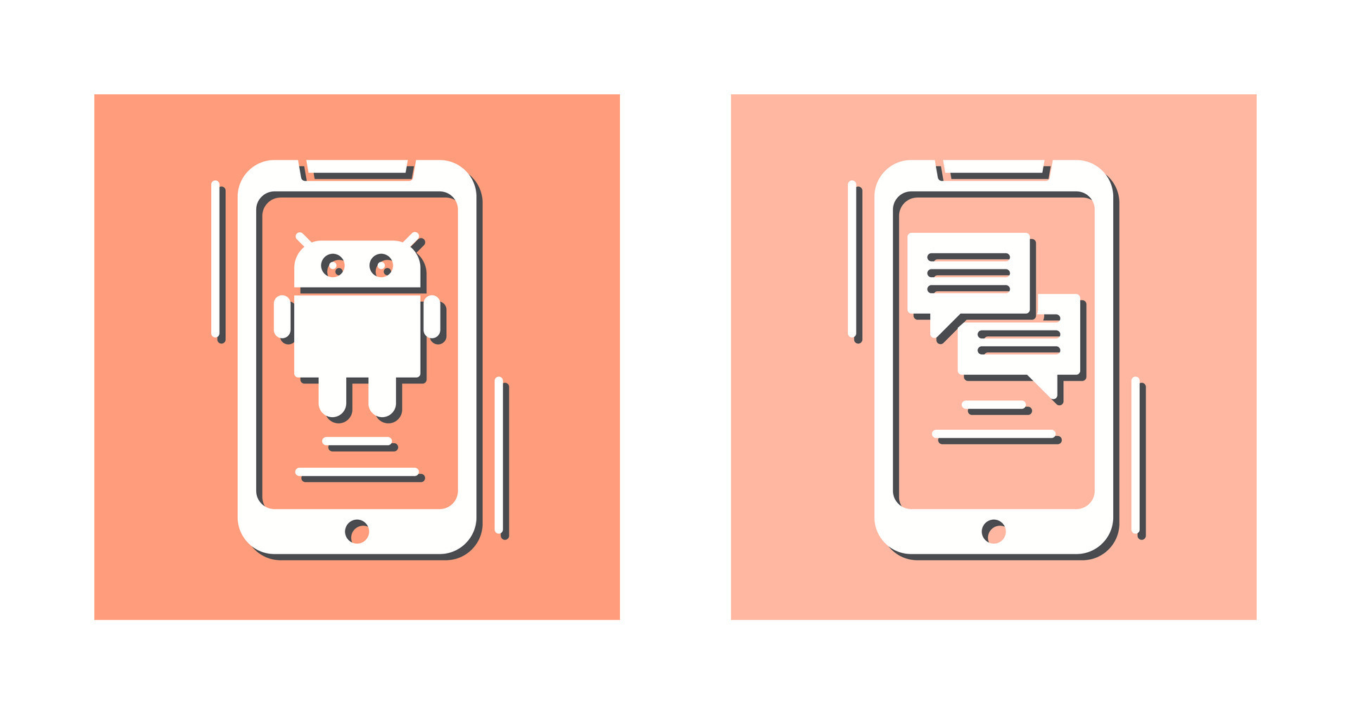 Android and Text Icon 32772382 Vector Art at Vecteezy