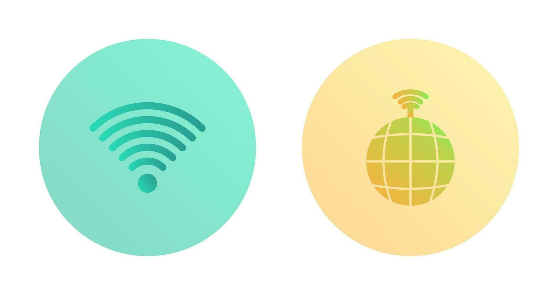 Signal on User and global Signals Icon vector