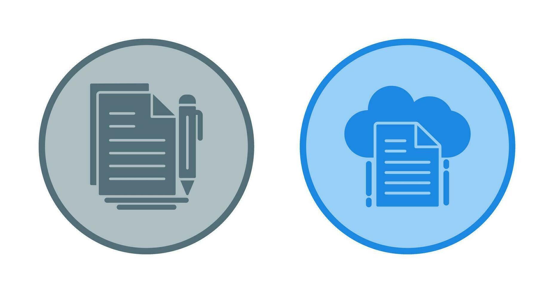 Document and File Icon vector