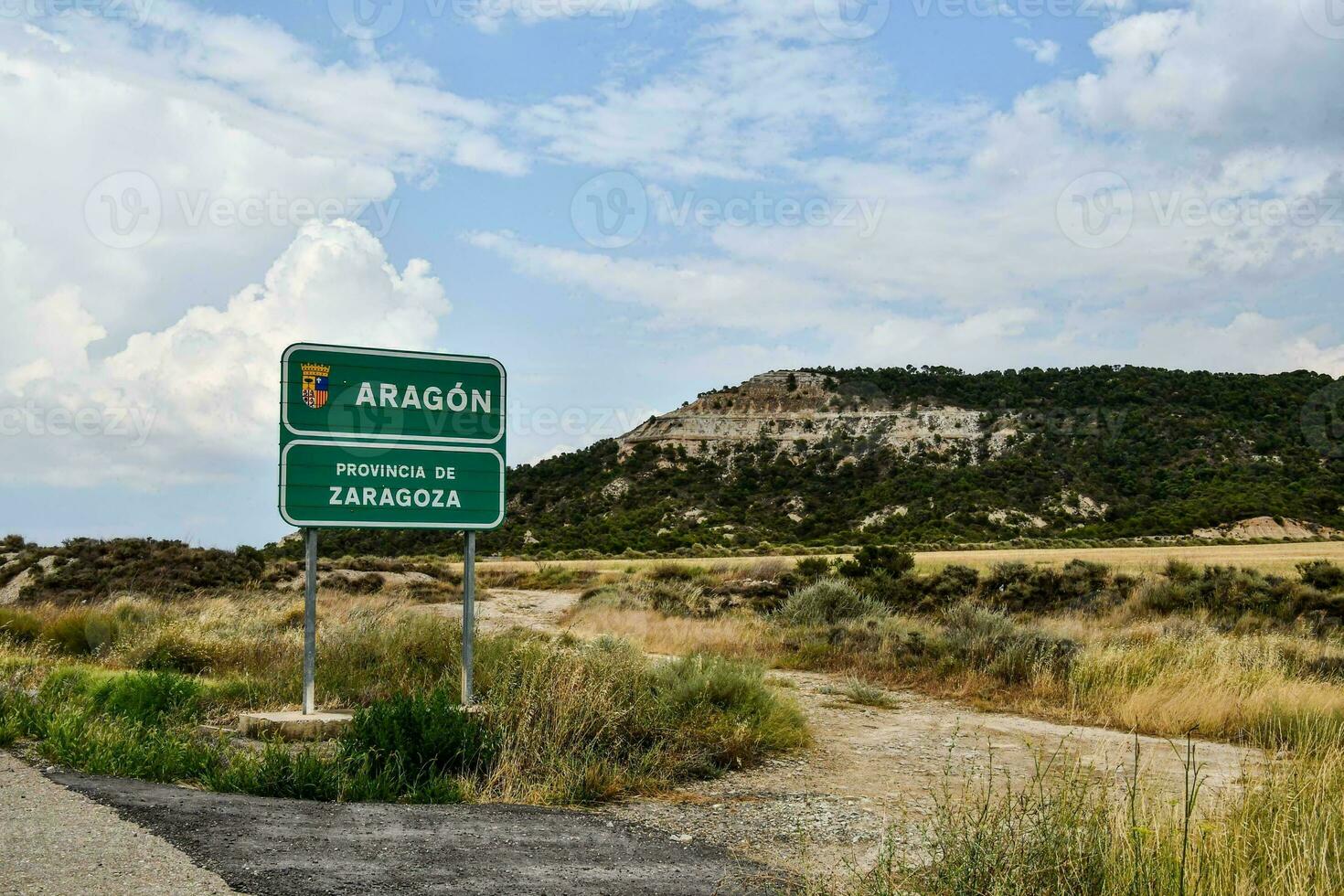 un la carretera firmar foto