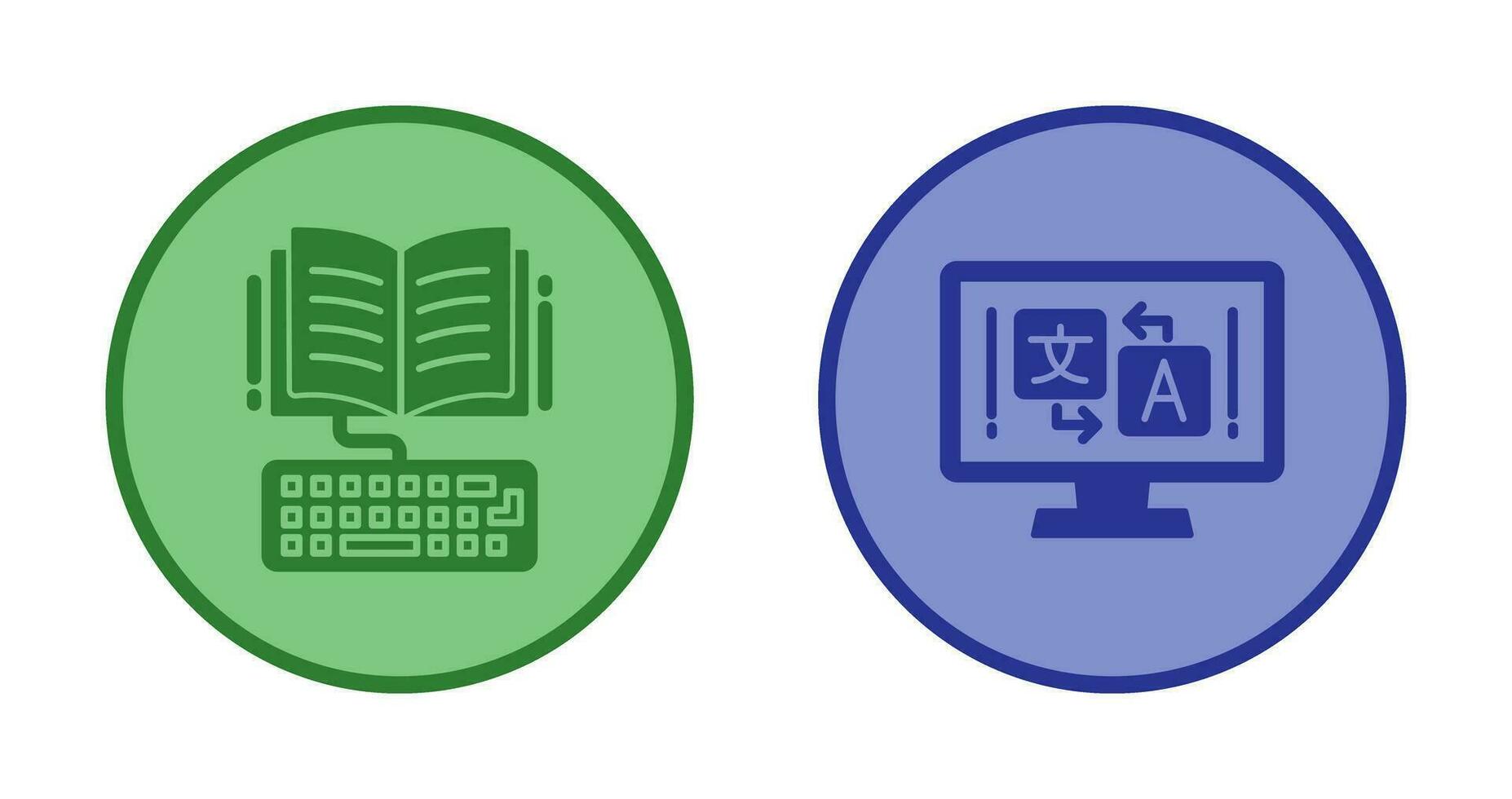 Study and Language Icon vector