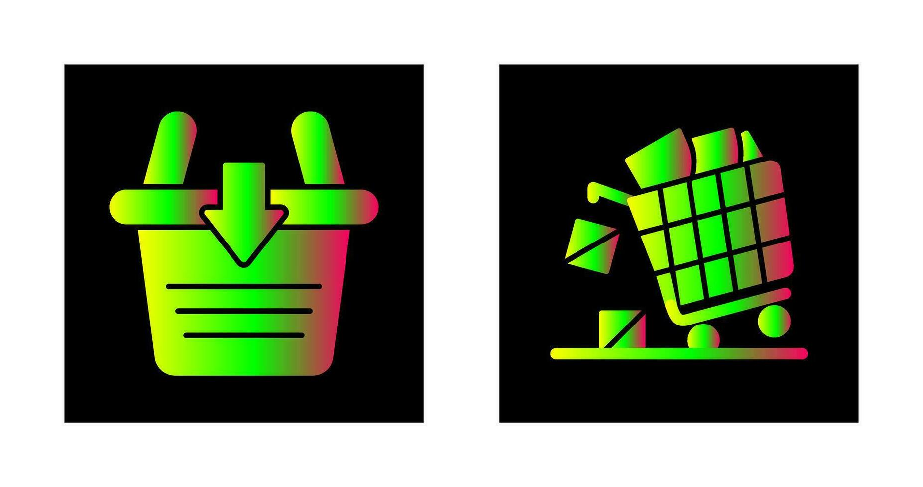 Sale and Add to Basket Icon vector