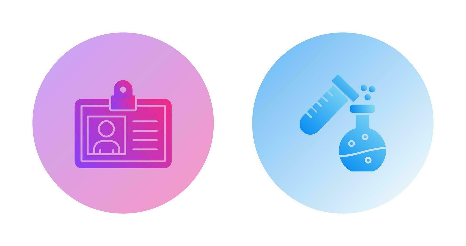 Identity and Lab Icon vector