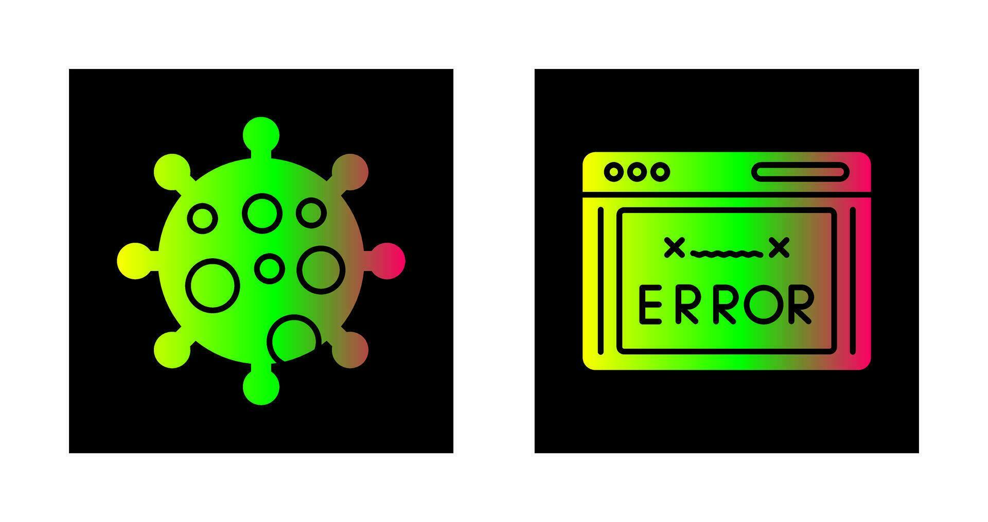 Virus and Error Code Icon 32773008 Vector Art at Vecteezy