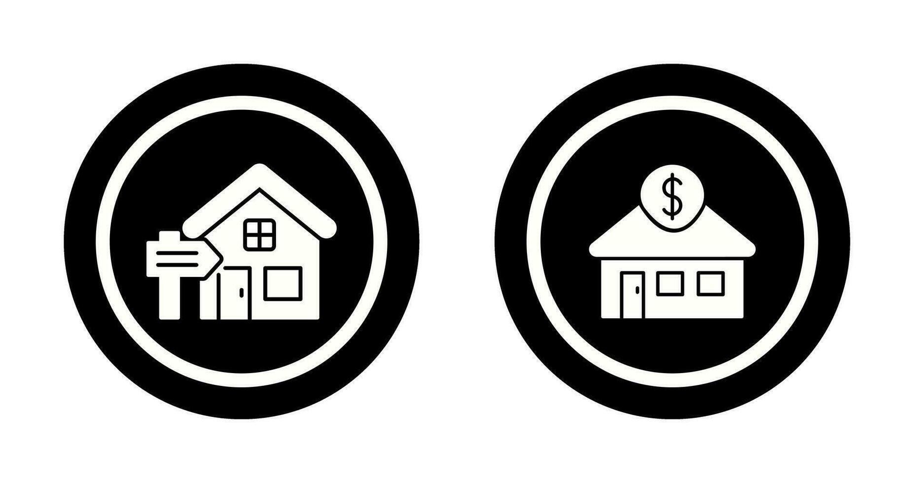 Rent and Residential Icon vector