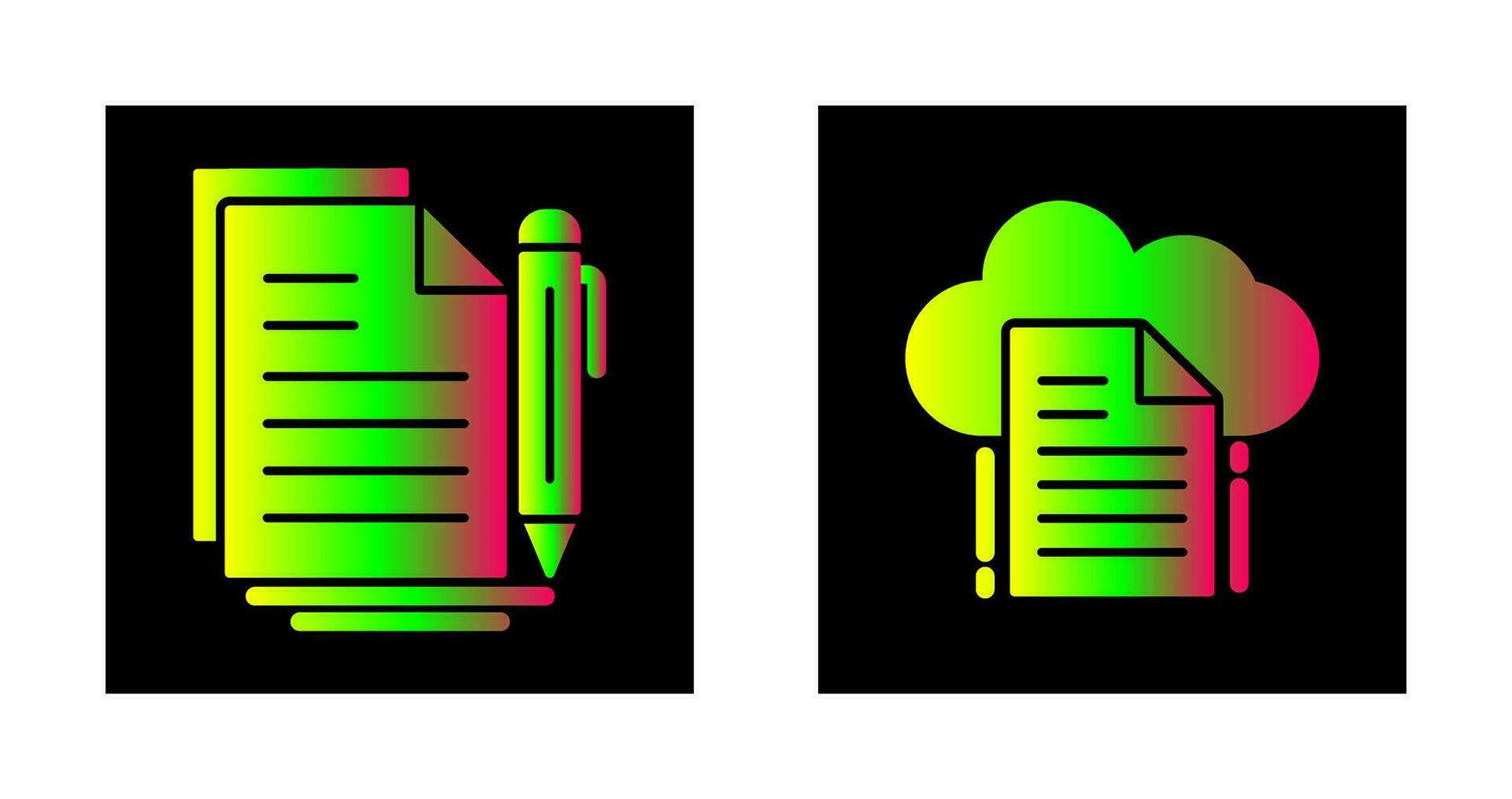 Document and File Icon vector