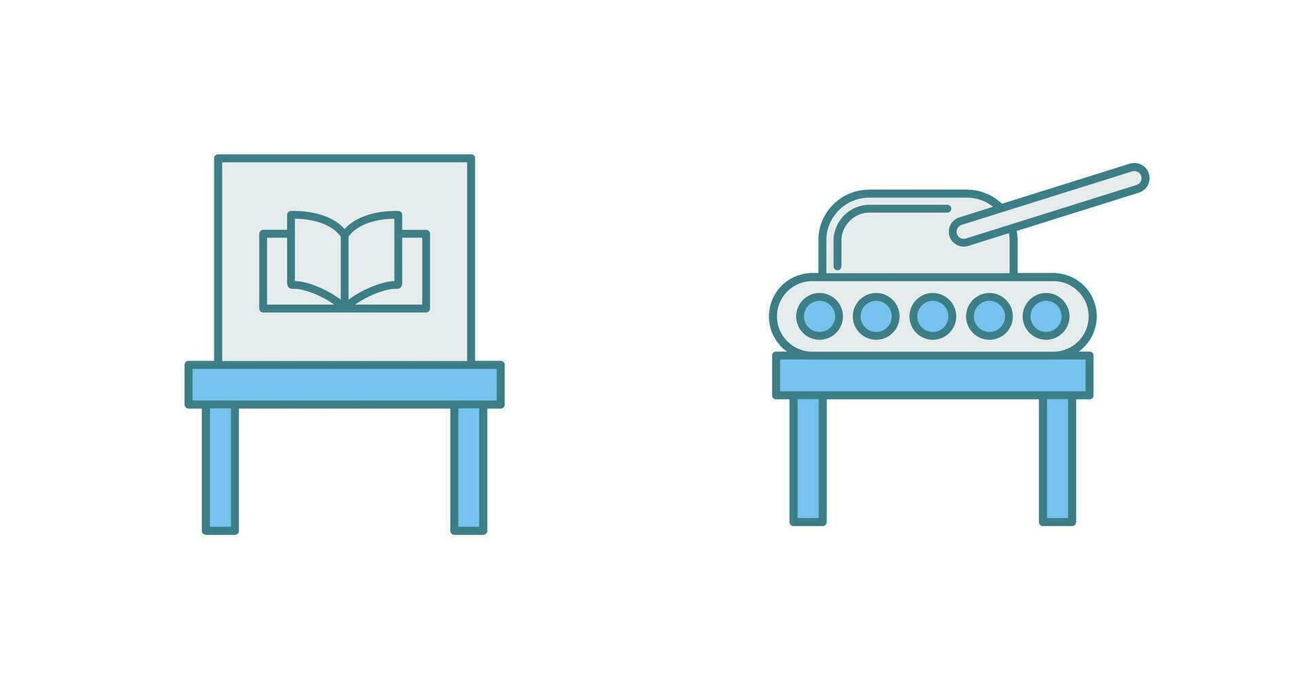 Ancient Book Exhibit and educe Icon vector