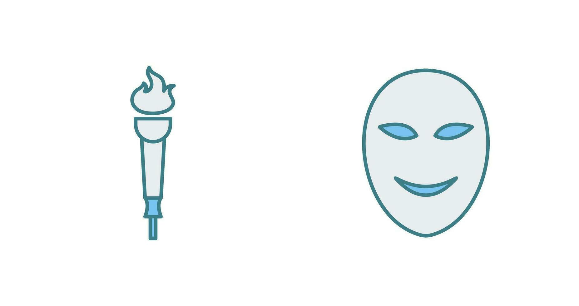 Museum Torch and Ancient Icon vector