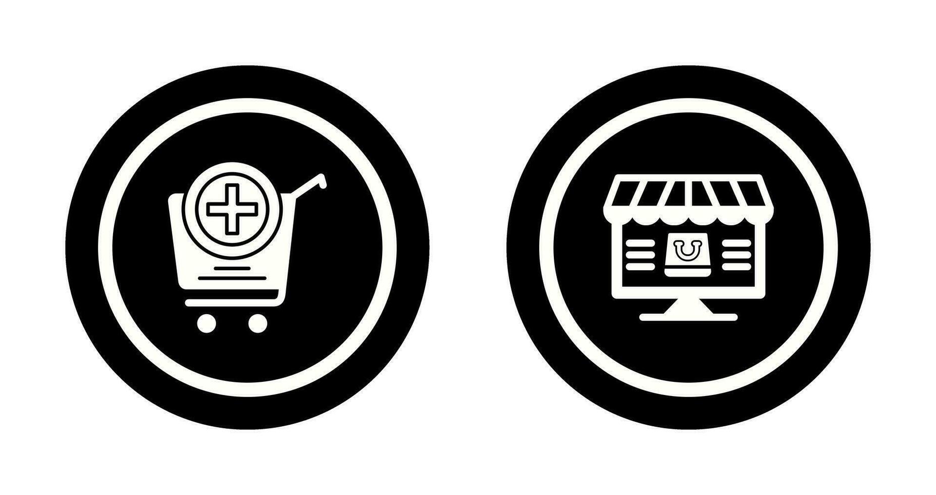 Add to Cart and Online Shopping Icon vector