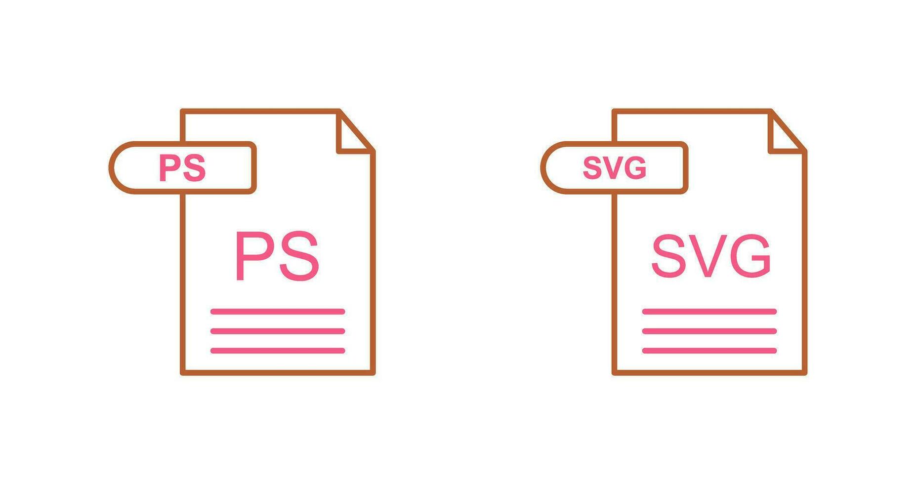 PS and SVG Icon vector