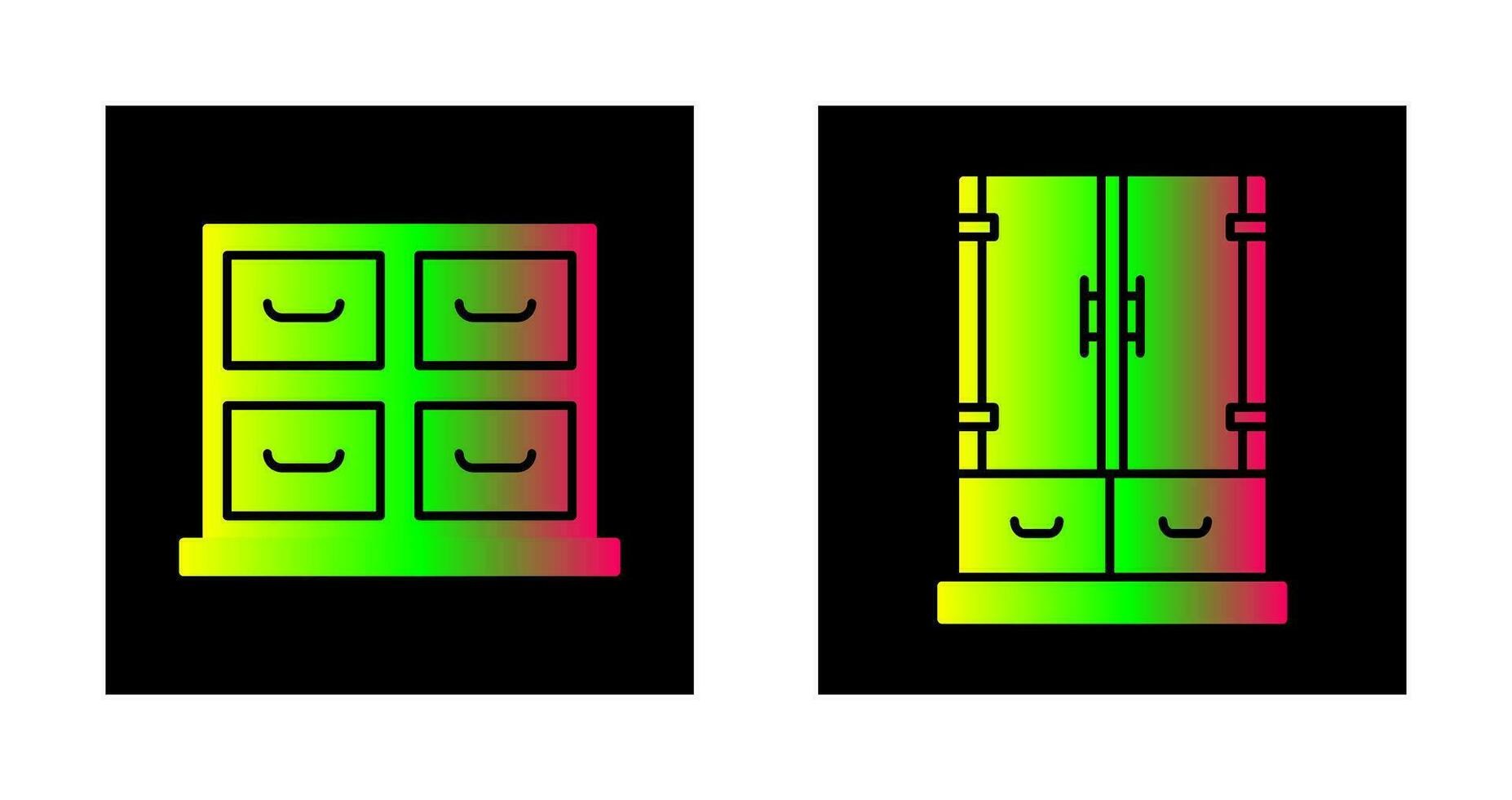 gabinete y negocio icono vector