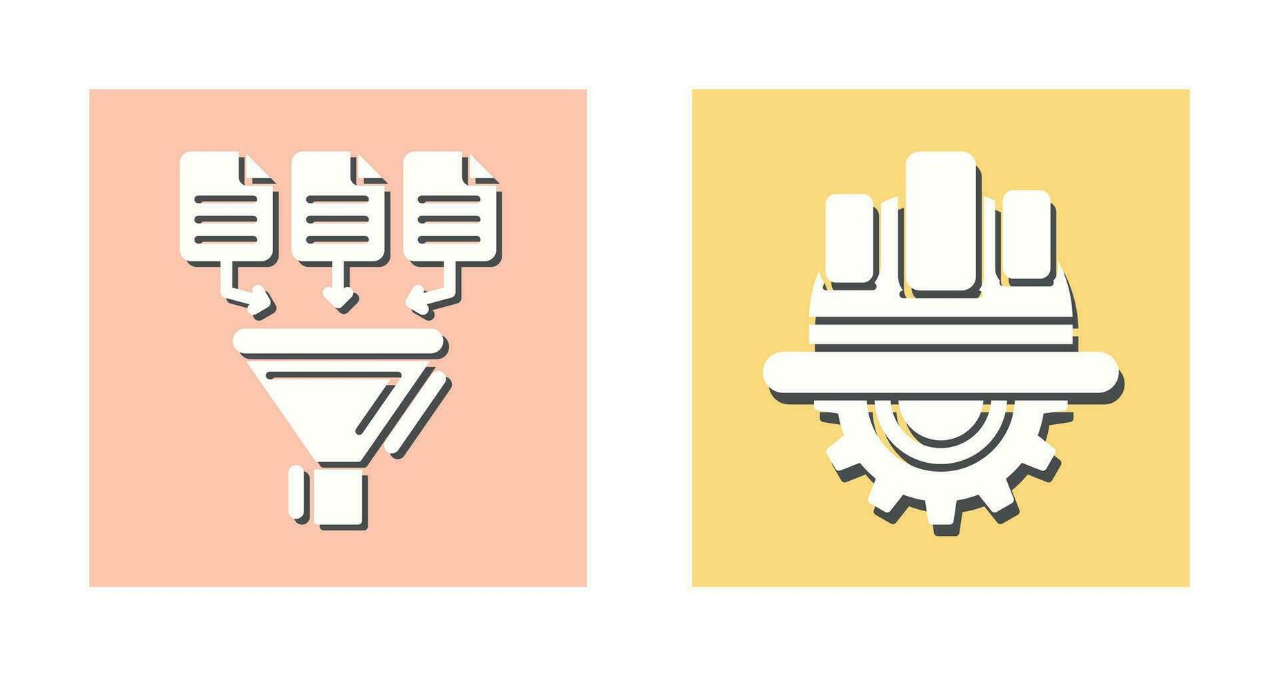 Data Collection and Engineering Icon vector