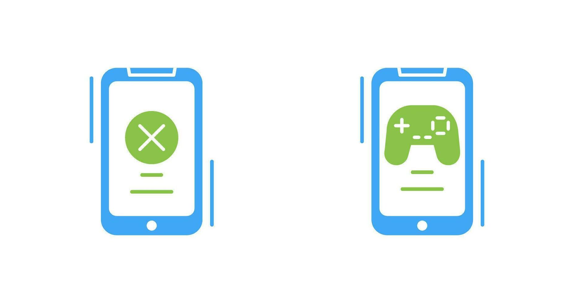 Block and Game Icon vector