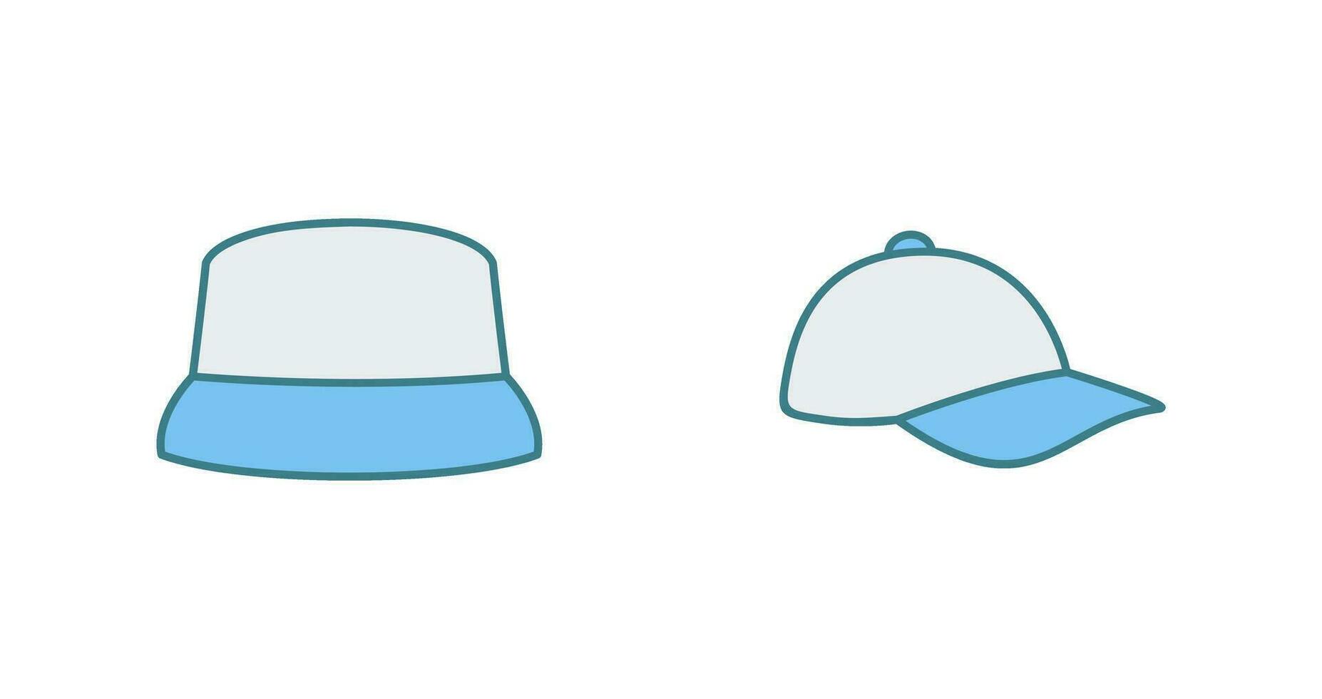 Hat and athletic Icon vector