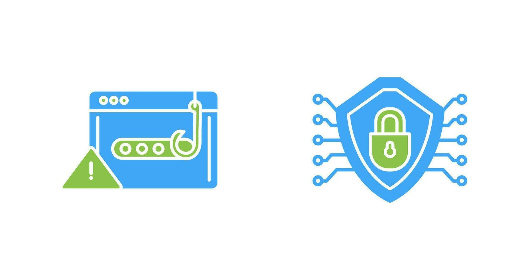 Phishing Password and Security Icon vector