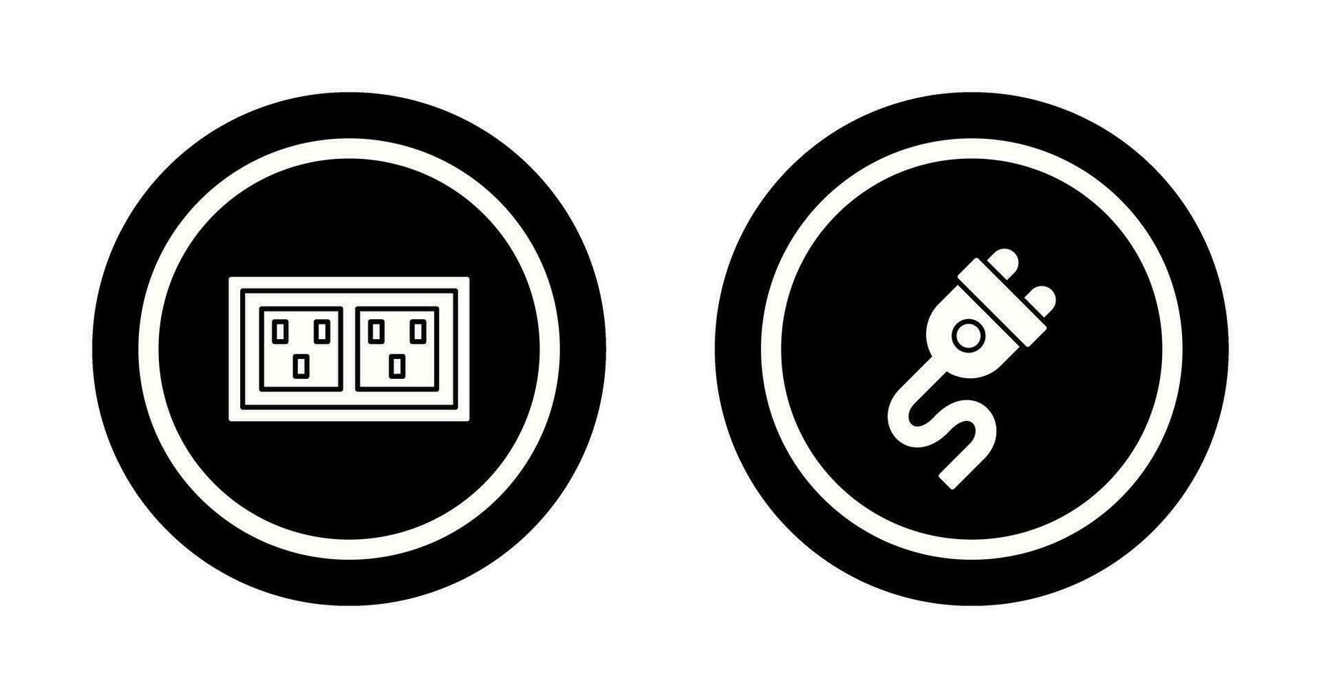 Socket and Plug Icon vector