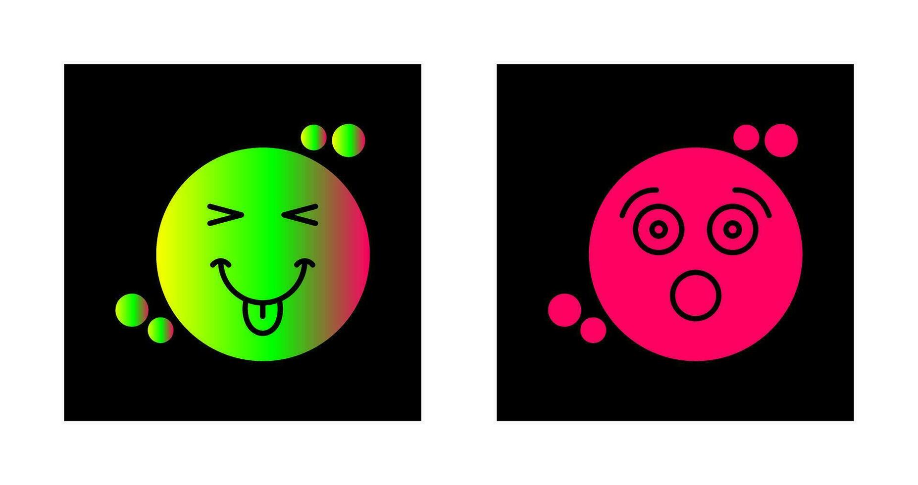 Naughty and Surprised Icon vector