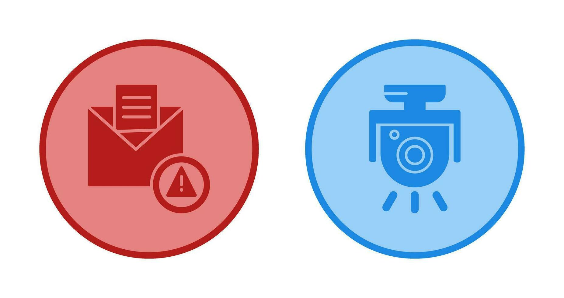 Spam and Security Camera Icon vector