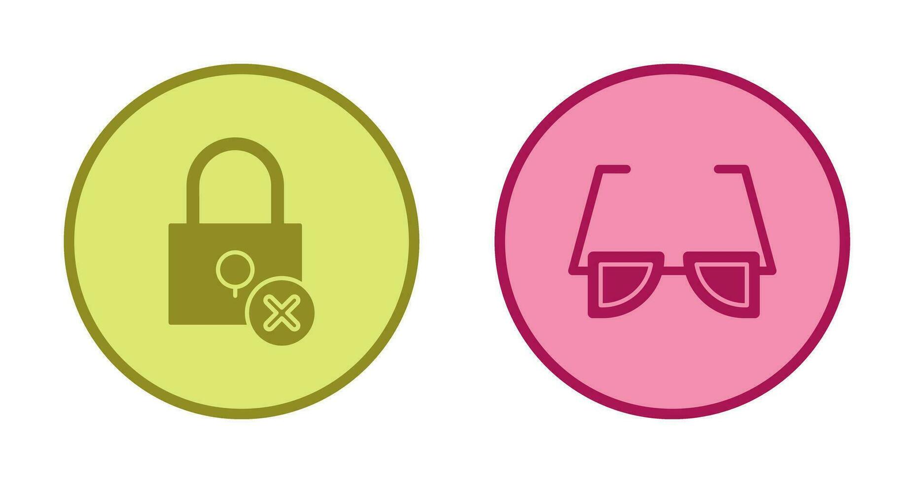 Insecure and Sunglasses Icon vector