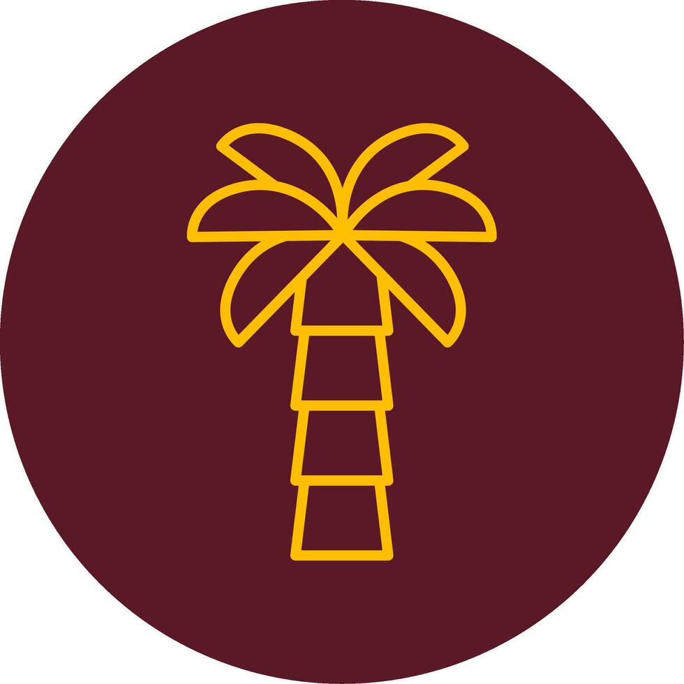 icono de vector de árbol de Palma