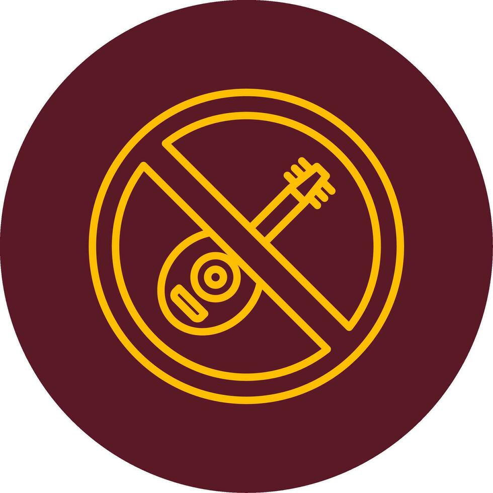 No Lute Vector Icon