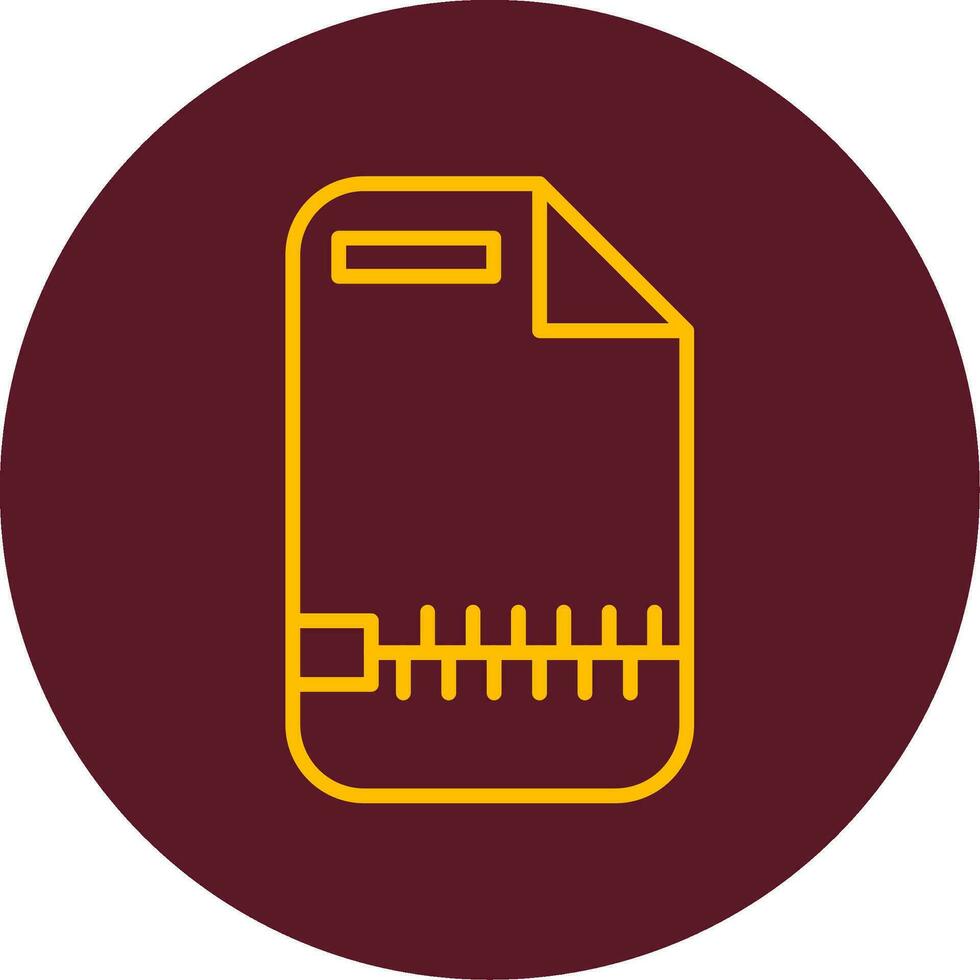 Zip File Vector Icon