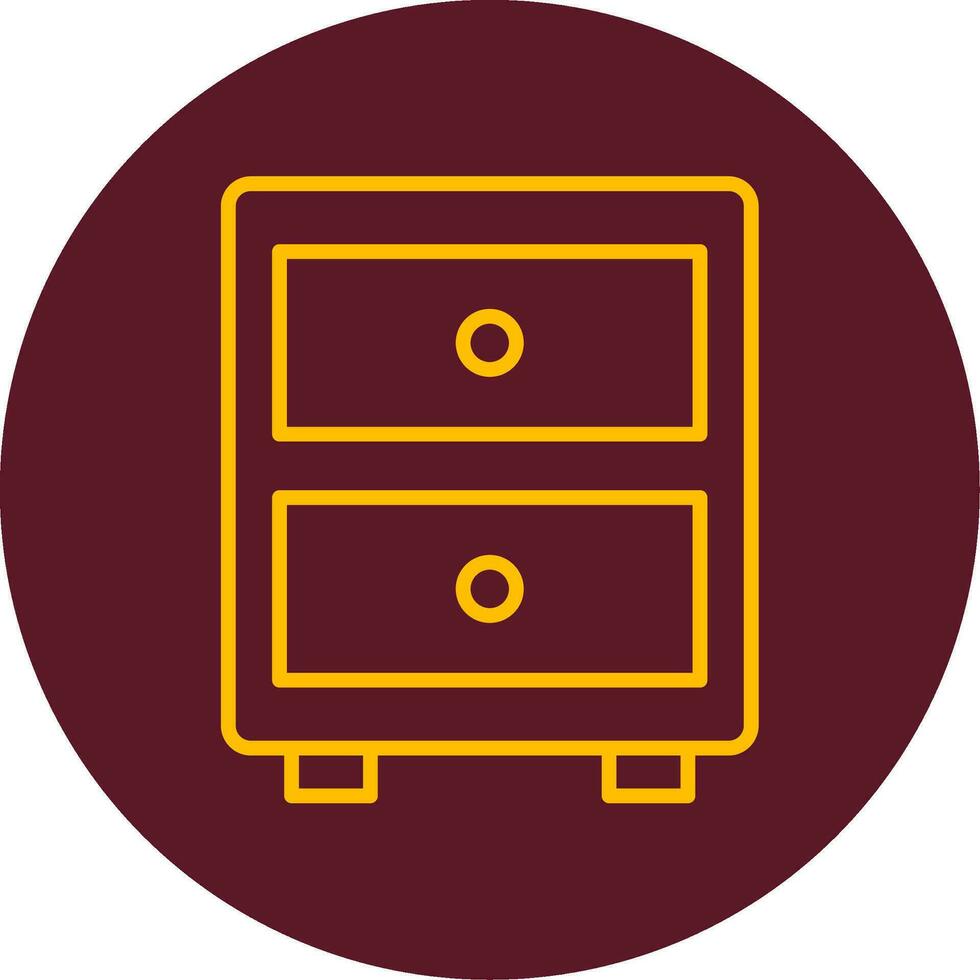 icono de vector de archivador