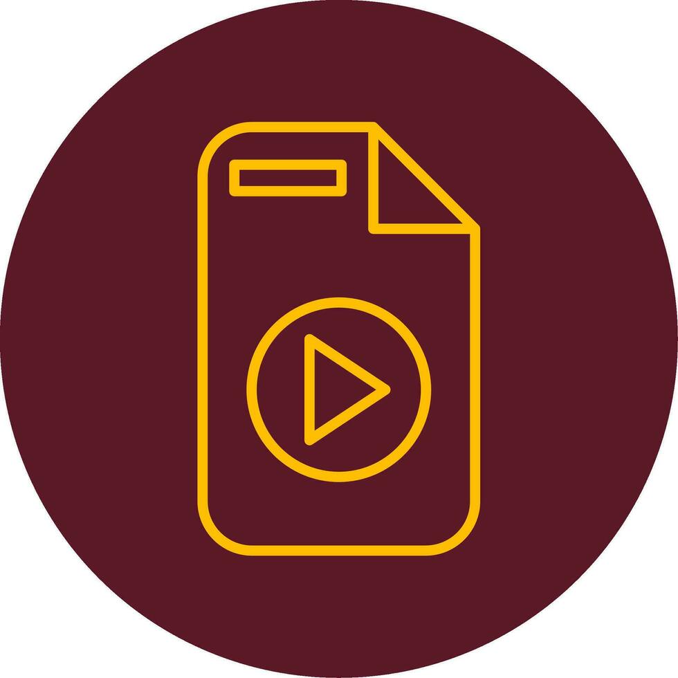 Video File Vector Icon