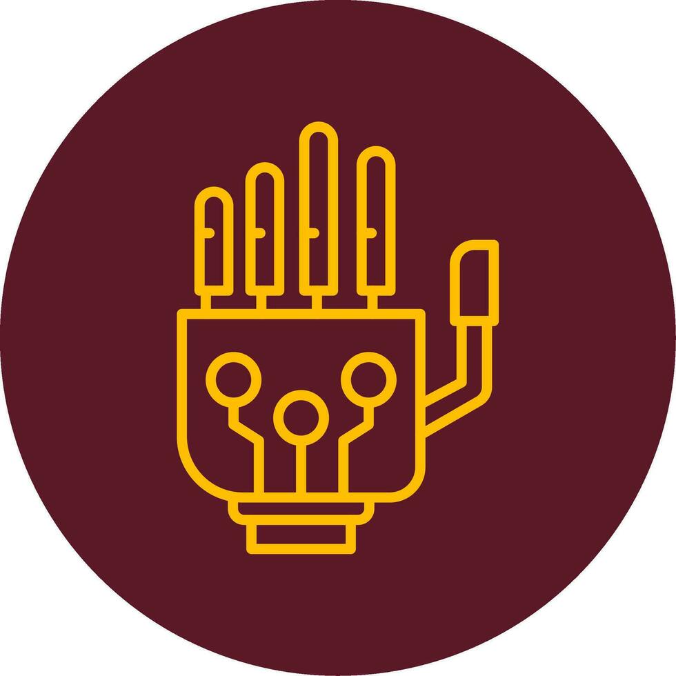 Robotic Hand Vector Icon