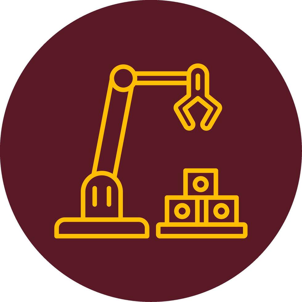 Robotic Arm Vector Icon