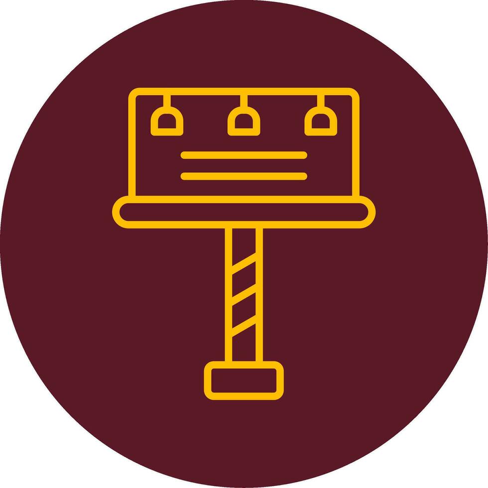 Billboard Vector Icon
