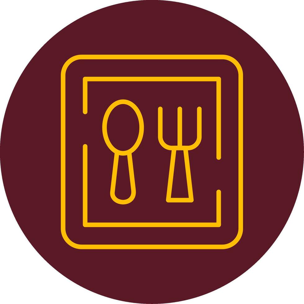 Restaurant Sign Vector Icon