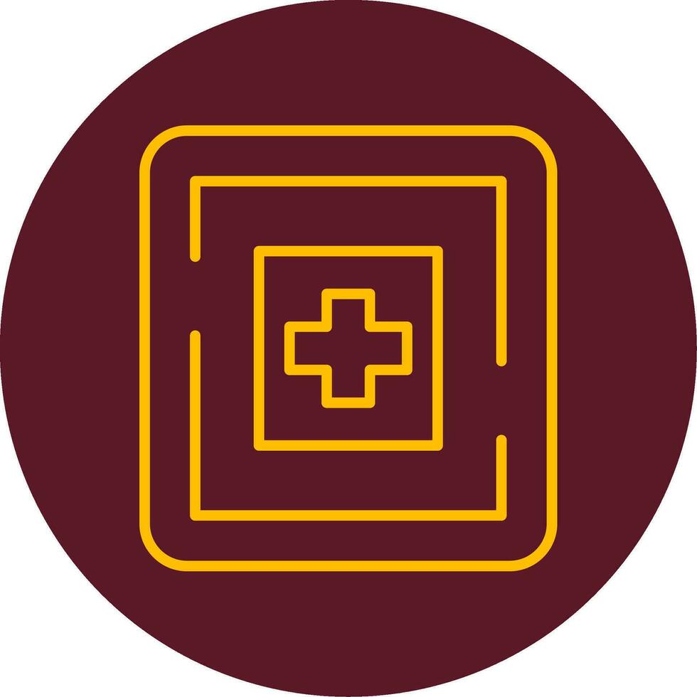 icono de vector de hospital