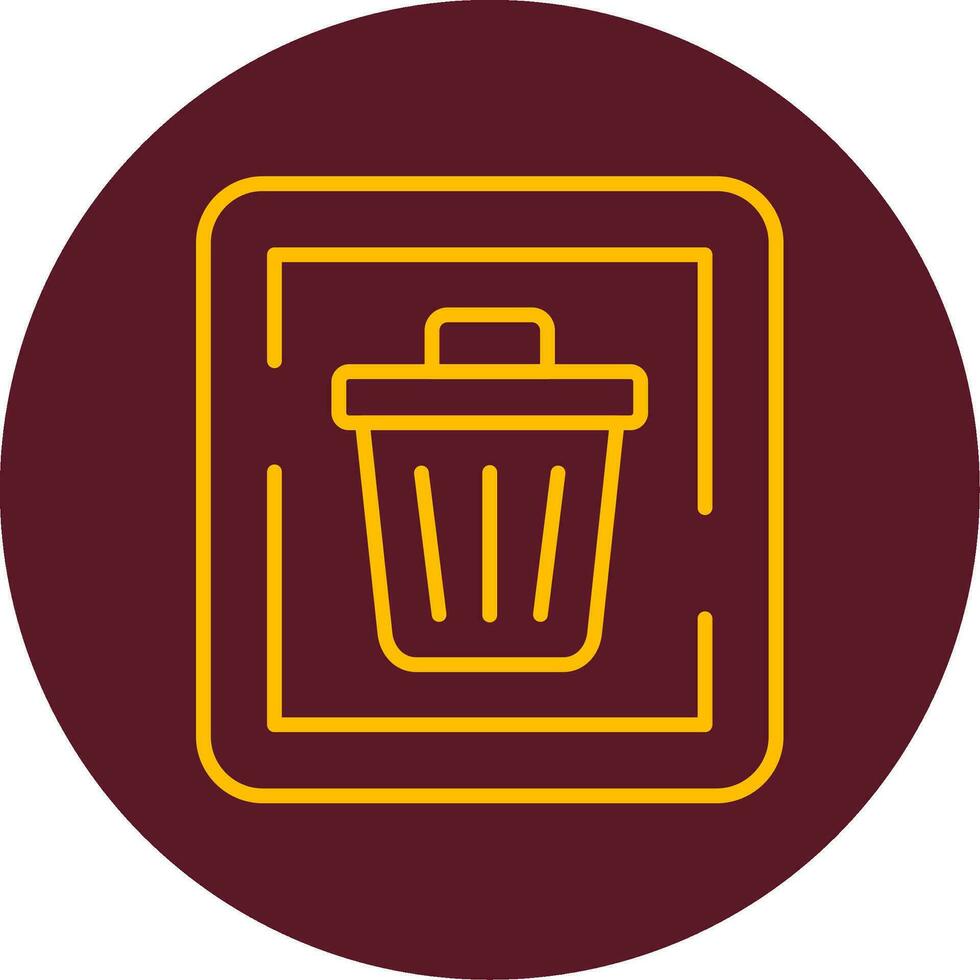 Trash Sign Vector Icon